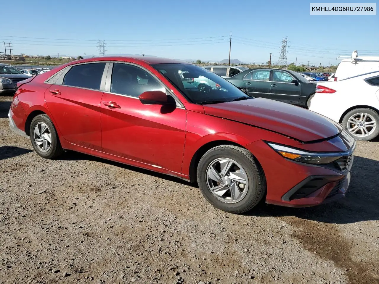 KMHLL4DG6RU727986 2024 Hyundai Elantra Se
