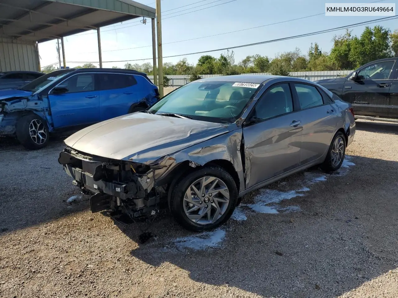 KMHLM4DG3RU649664 2024 Hyundai Elantra Sel