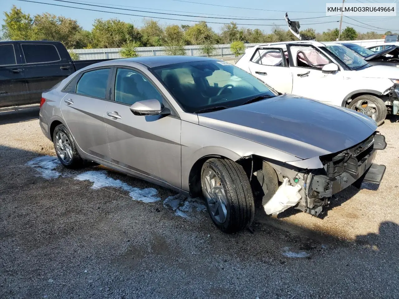 KMHLM4DG3RU649664 2024 Hyundai Elantra Sel