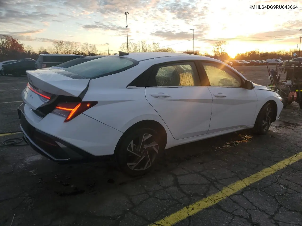 KMHLS4DG9RU643664 2024 Hyundai Elantra Sel