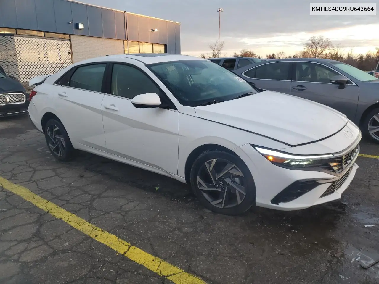 KMHLS4DG9RU643664 2024 Hyundai Elantra Sel