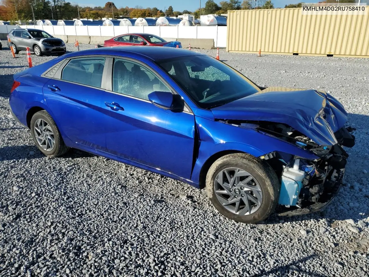 KMHLM4DG2RU758410 2024 Hyundai Elantra Sel
