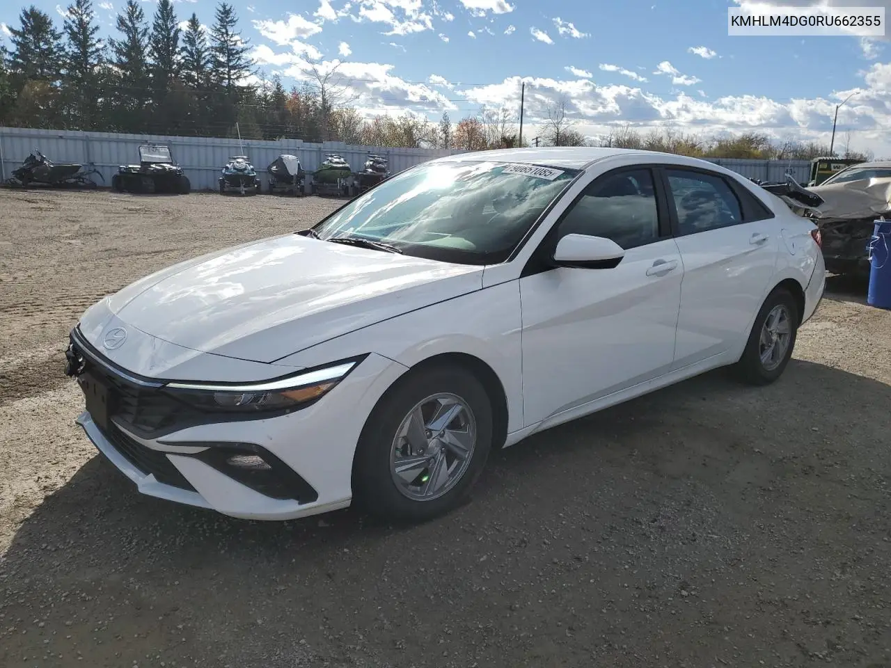 KMHLM4DG0RU662355 2024 Hyundai Elantra Sel