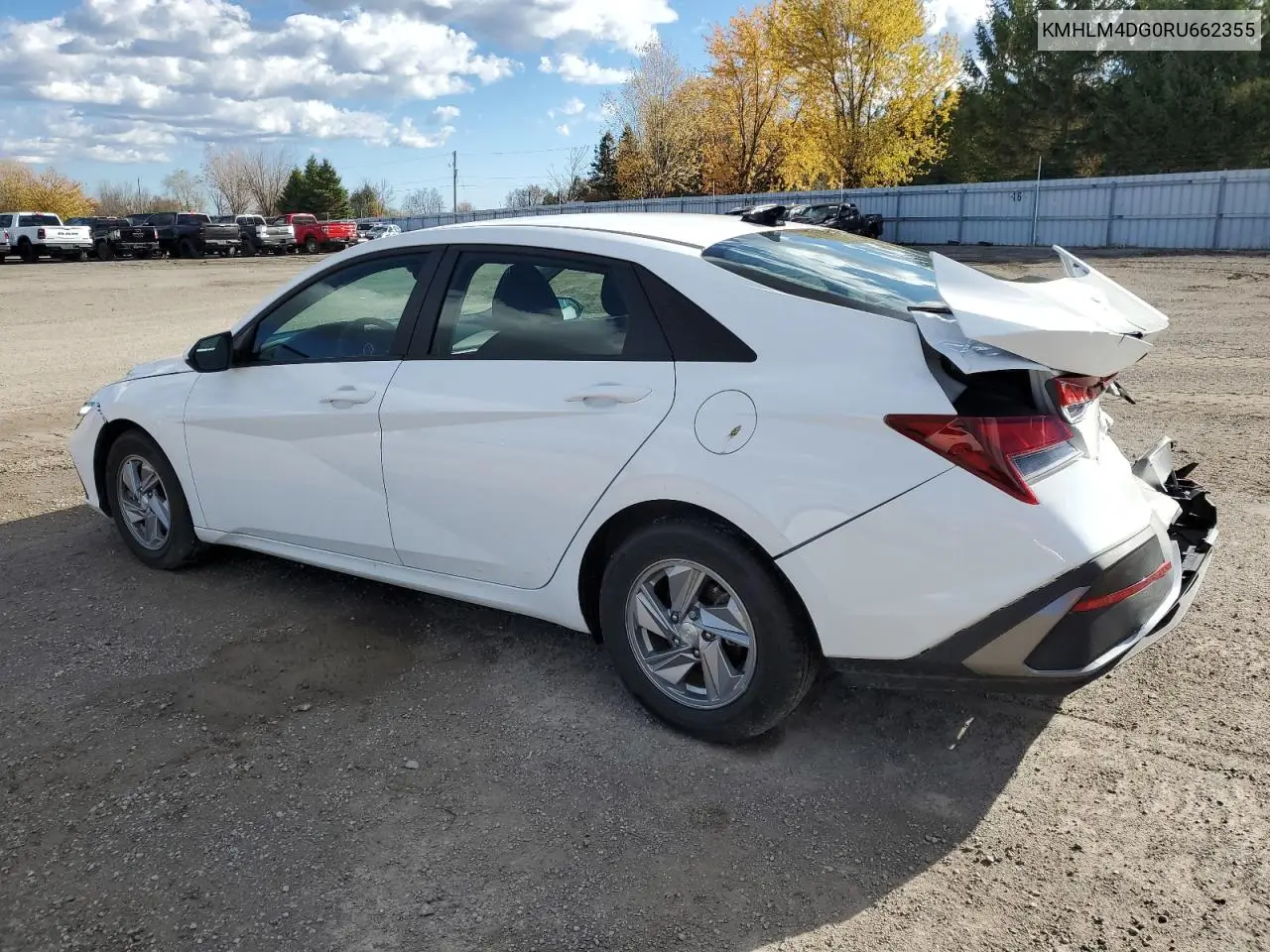 KMHLM4DG0RU662355 2024 Hyundai Elantra Sel