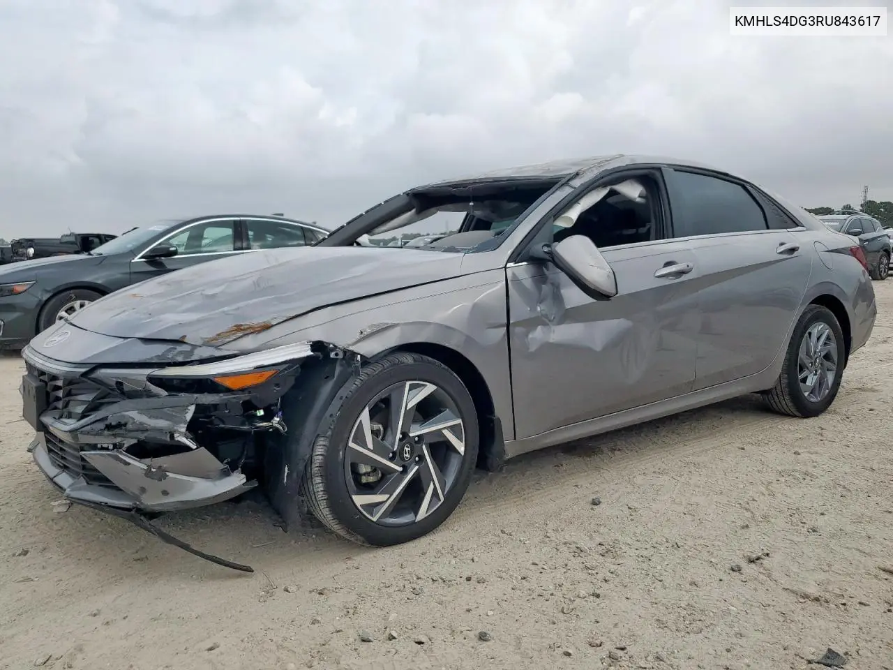 KMHLS4DG3RU843617 2024 Hyundai Elantra Sel