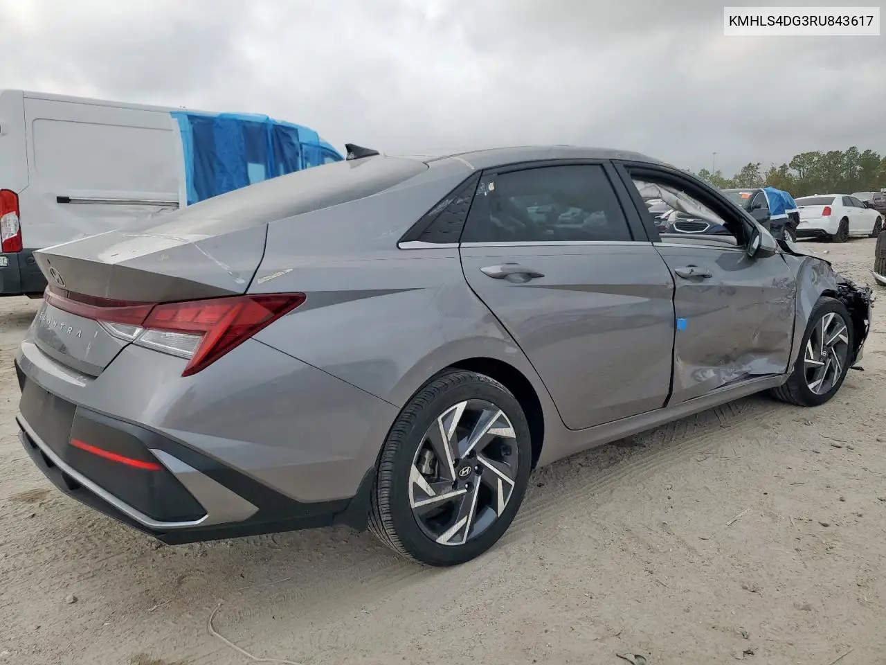 KMHLS4DG3RU843617 2024 Hyundai Elantra Sel