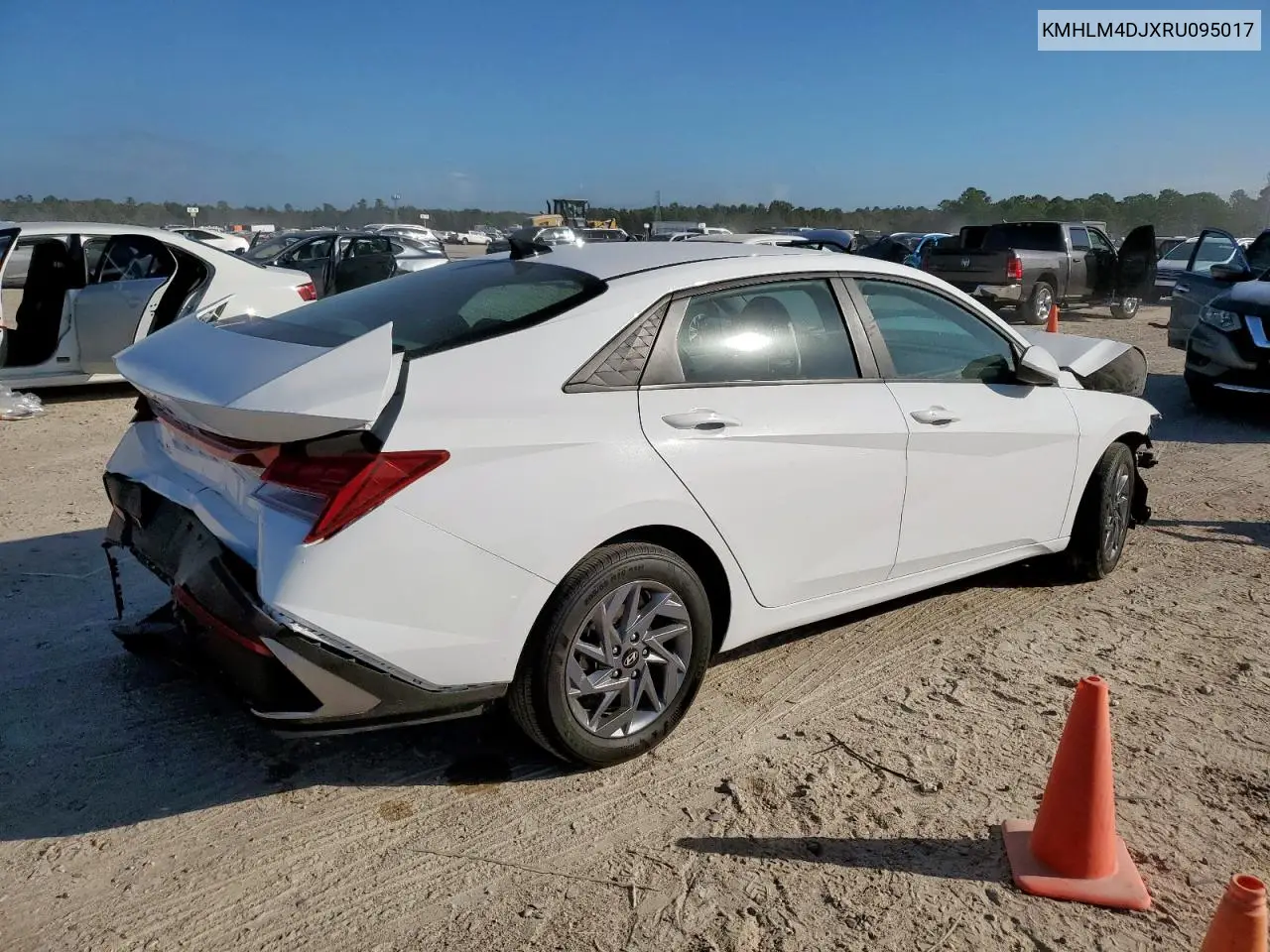 KMHLM4DJXRU095017 2024 Hyundai Elantra Blue