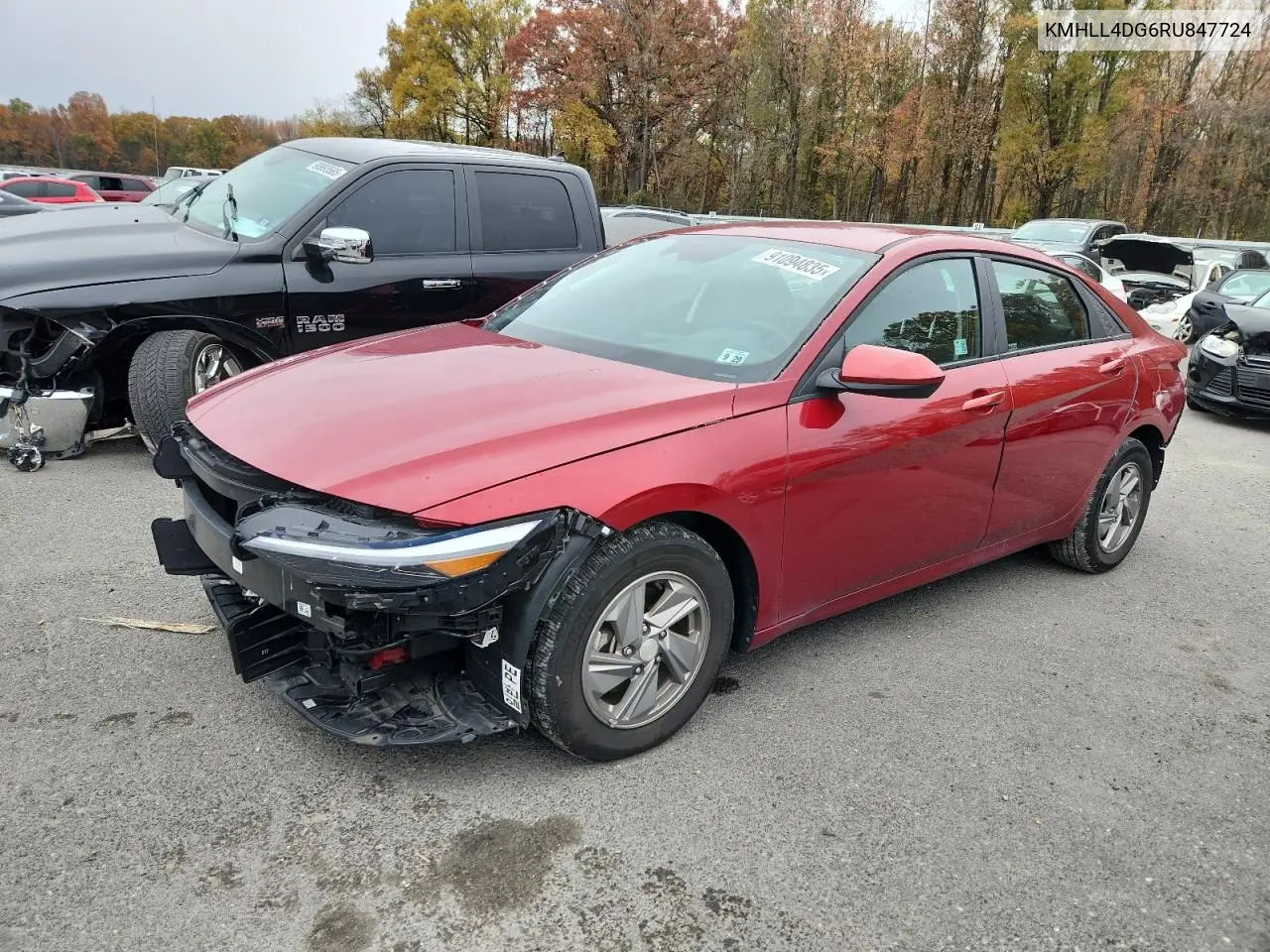 KMHLL4DG6RU847724 2024 Hyundai Elantra Se