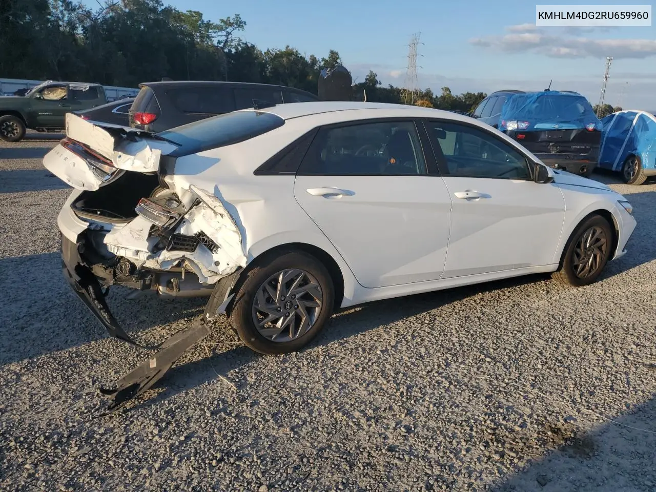KMHLM4DG2RU659960 2024 Hyundai Elantra Sel
