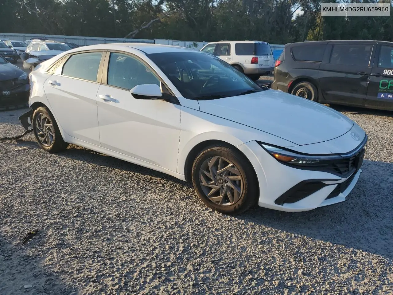 KMHLM4DG2RU659960 2024 Hyundai Elantra Sel