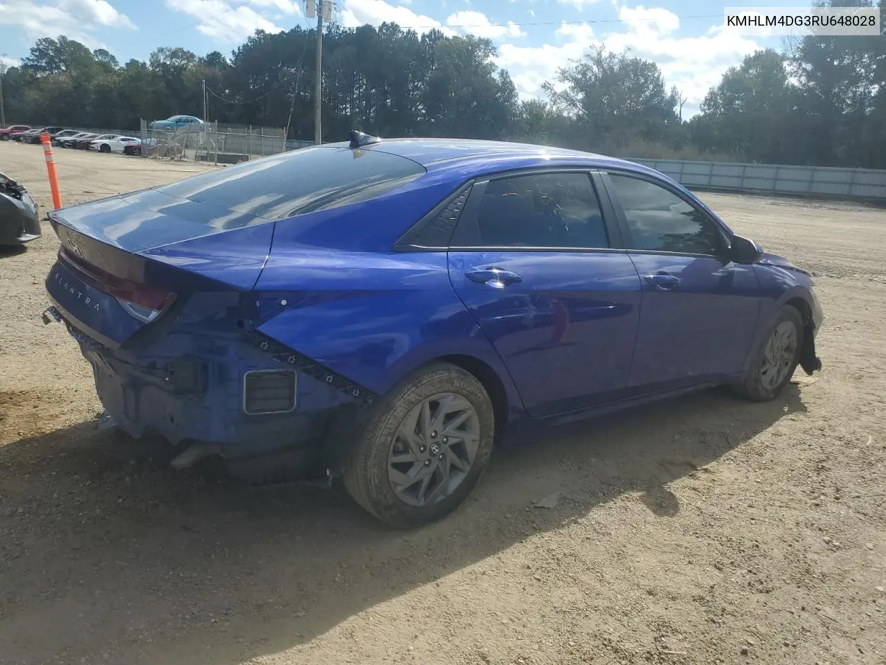 KMHLM4DG3RU648028 2024 Hyundai Elantra Sel