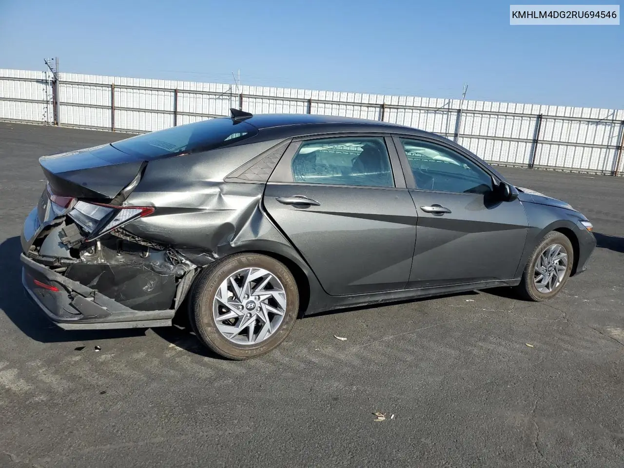KMHLM4DG2RU694546 2024 Hyundai Elantra Sel