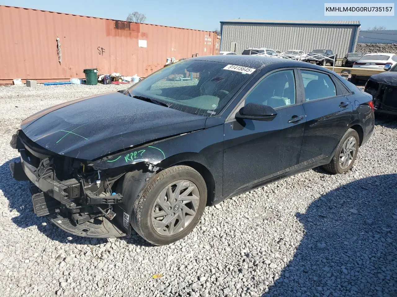 KMHLM4DG0RU735157 2024 Hyundai Elantra Sel