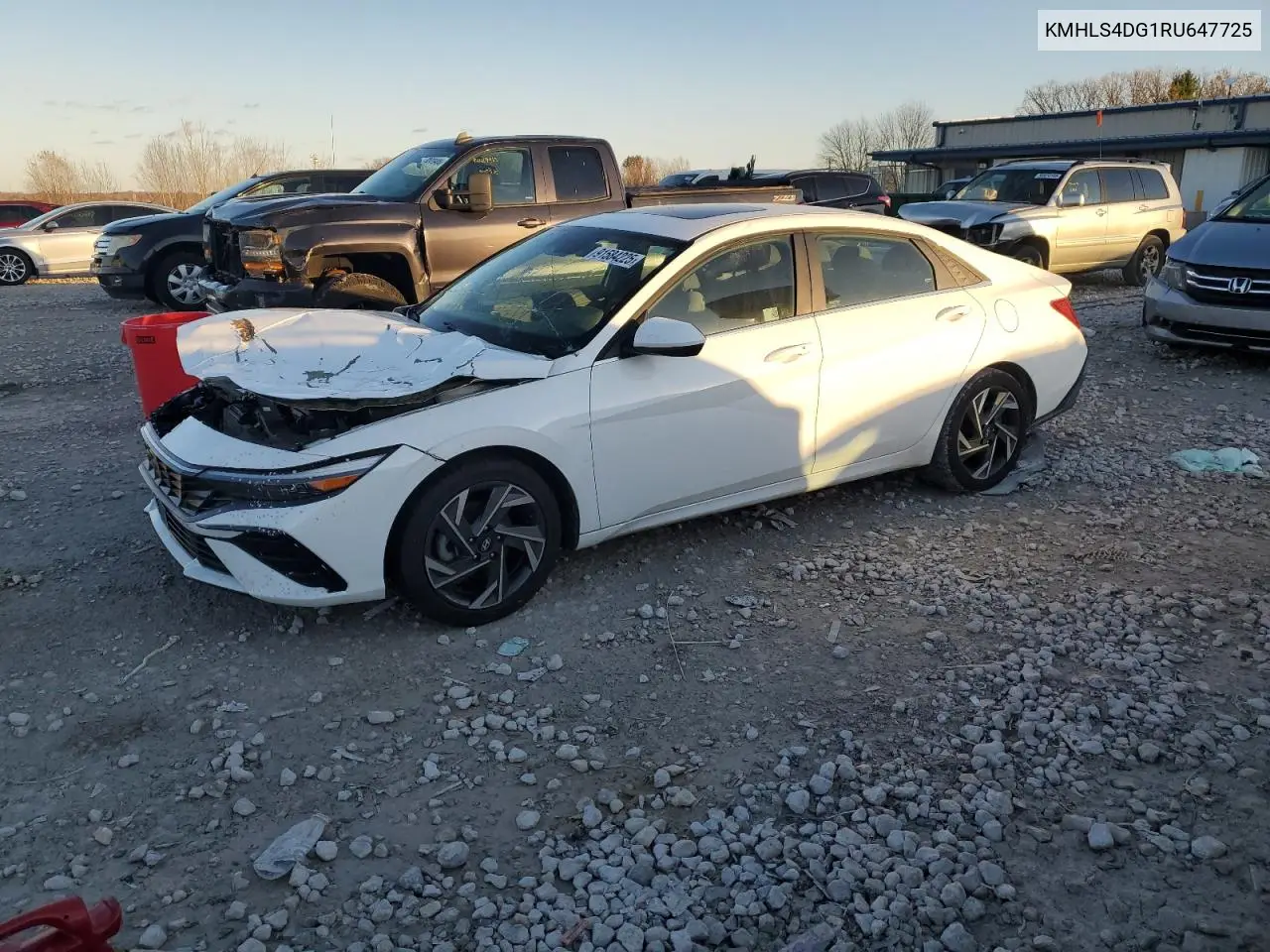KMHLS4DG1RU647725 2024 Hyundai Elantra Sel