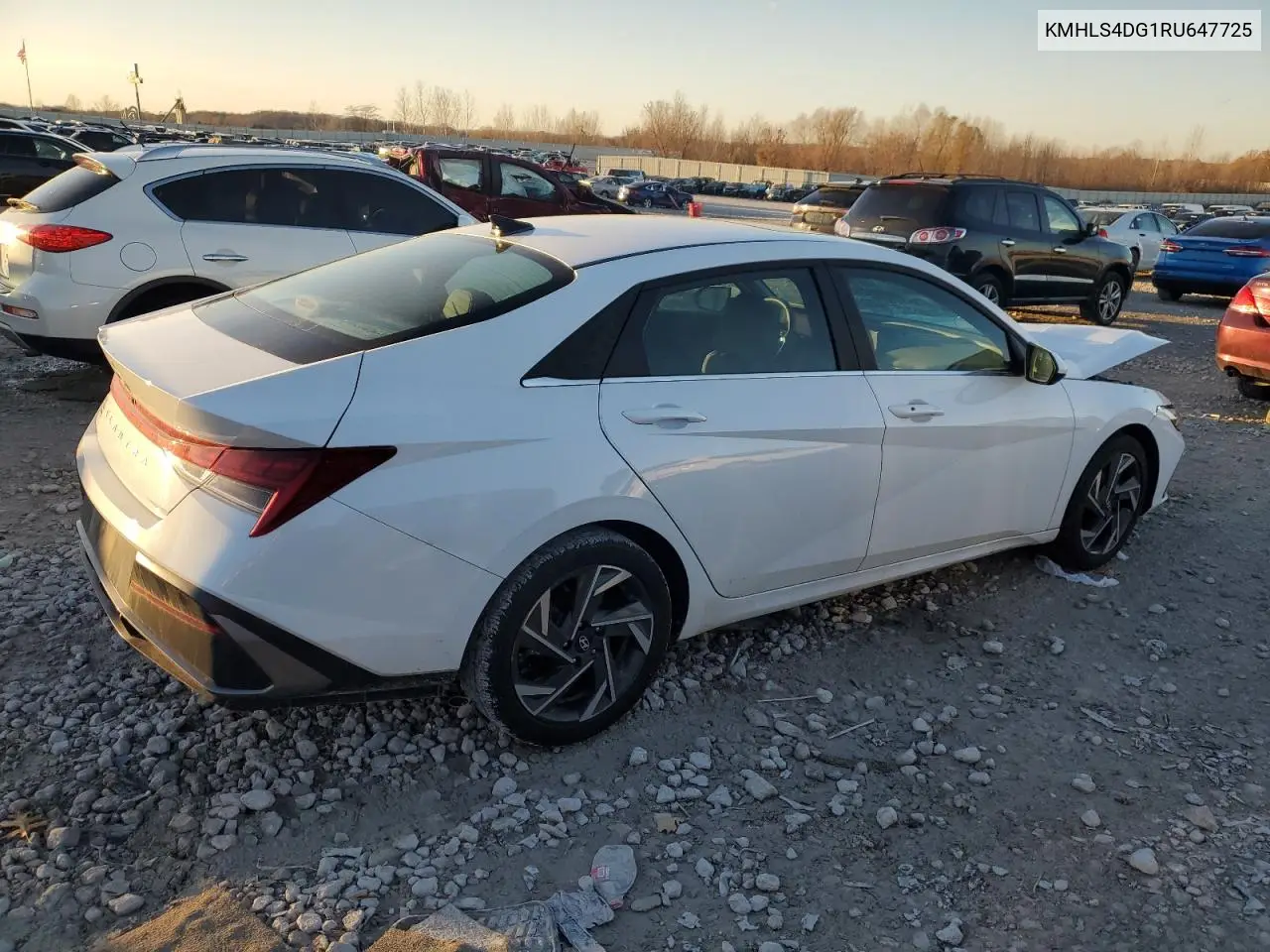 KMHLS4DG1RU647725 2024 Hyundai Elantra Sel