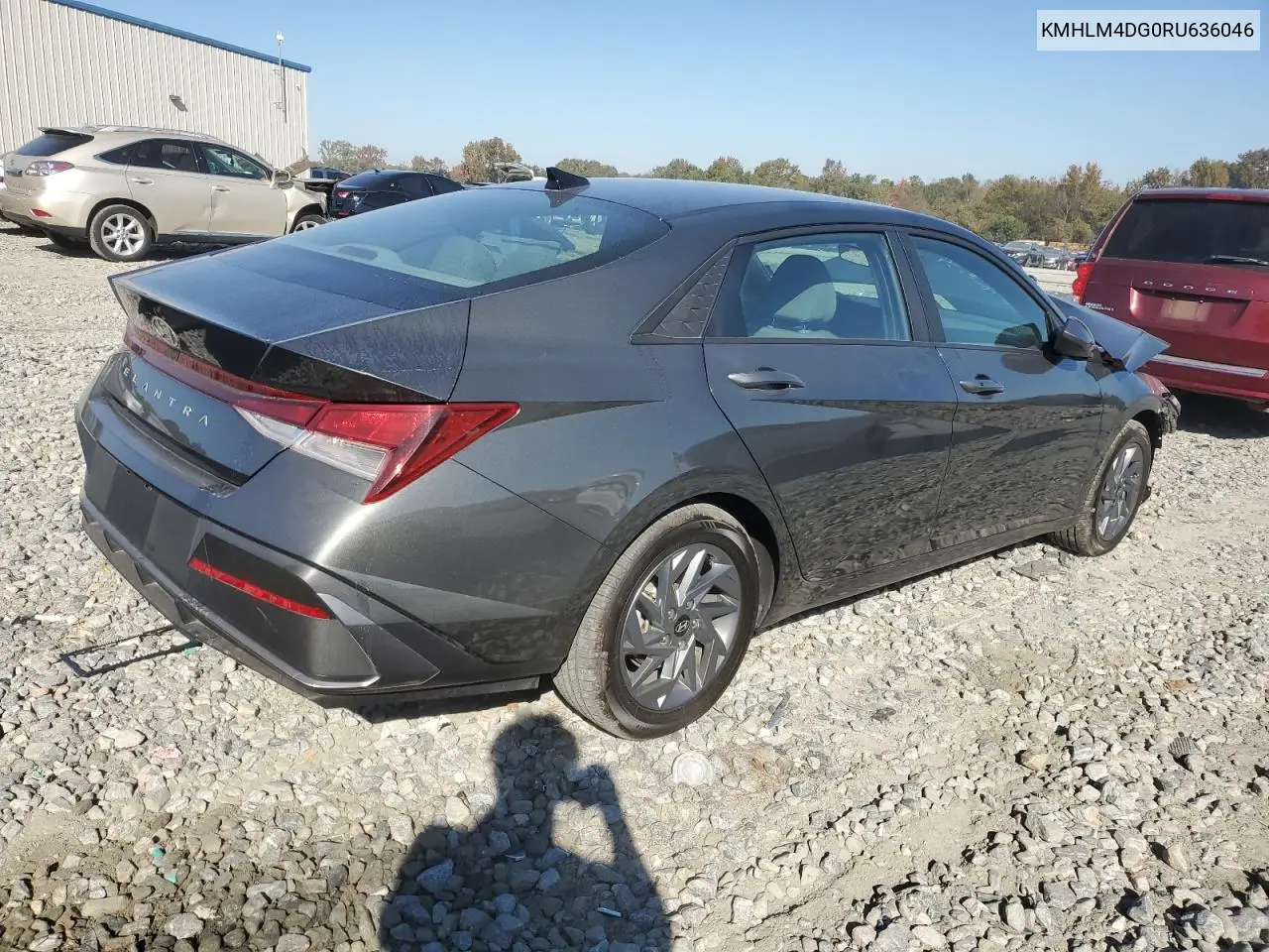 KMHLM4DG0RU636046 2024 Hyundai Elantra Sel