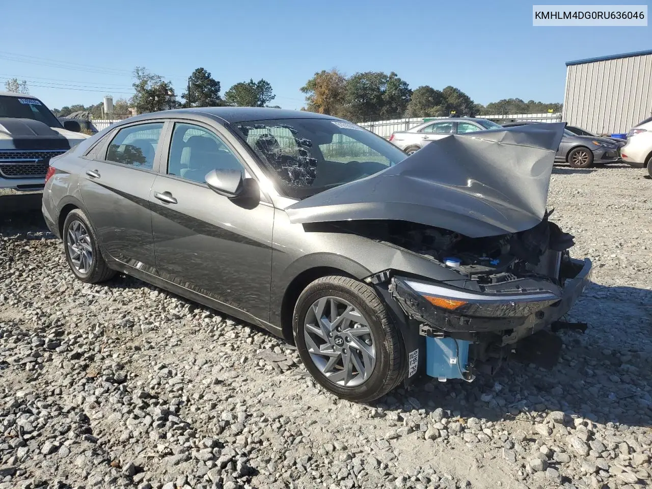 KMHLM4DG0RU636046 2024 Hyundai Elantra Sel