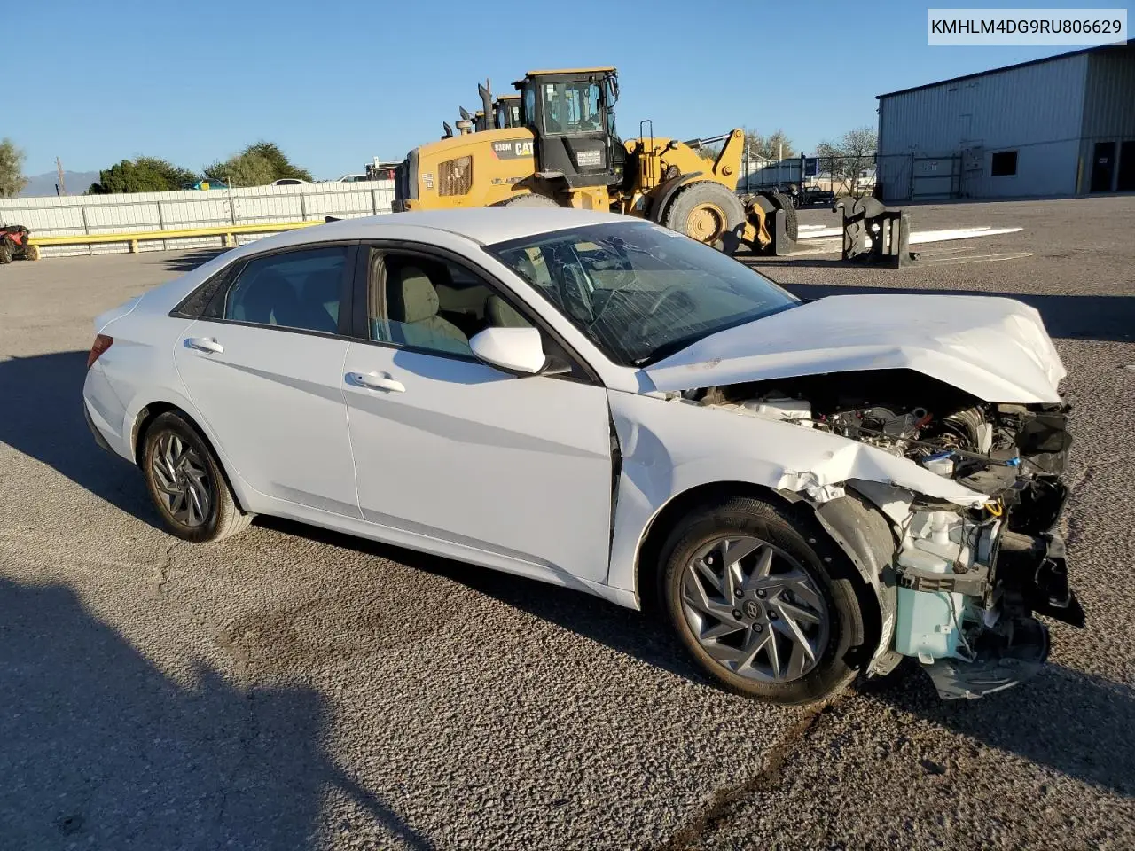 KMHLM4DG9RU806629 2024 Hyundai Elantra Sel