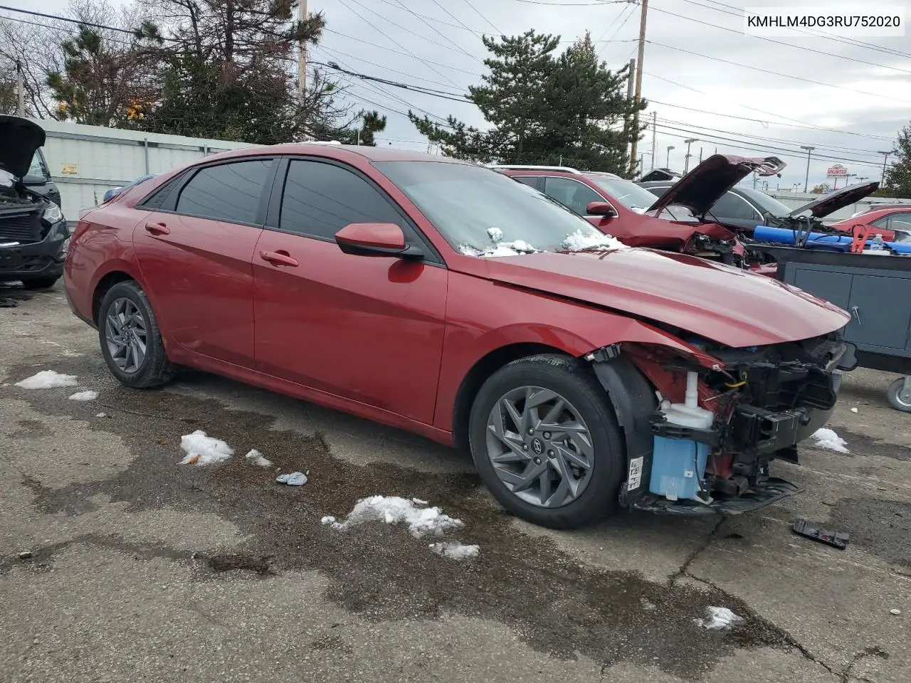 KMHLM4DG3RU752020 2024 Hyundai Elantra Sel