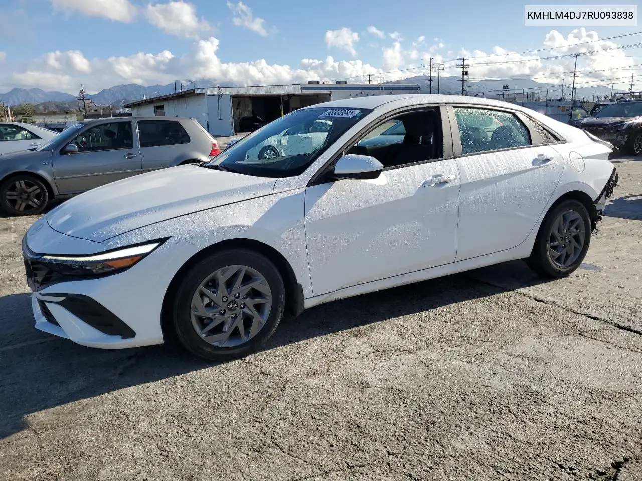 KMHLM4DJ7RU093838 2024 Hyundai Elantra Blue
