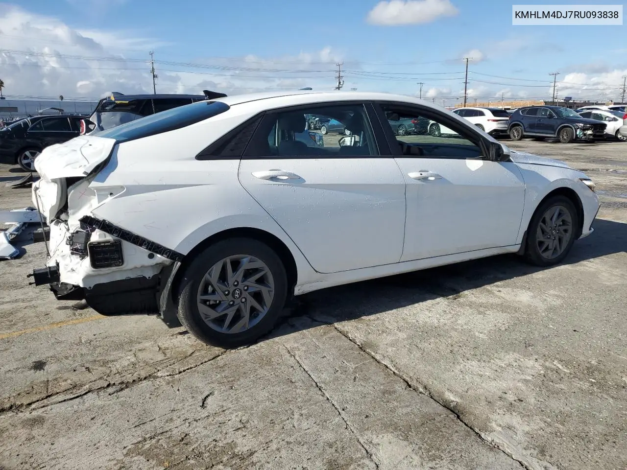 KMHLM4DJ7RU093838 2024 Hyundai Elantra Blue