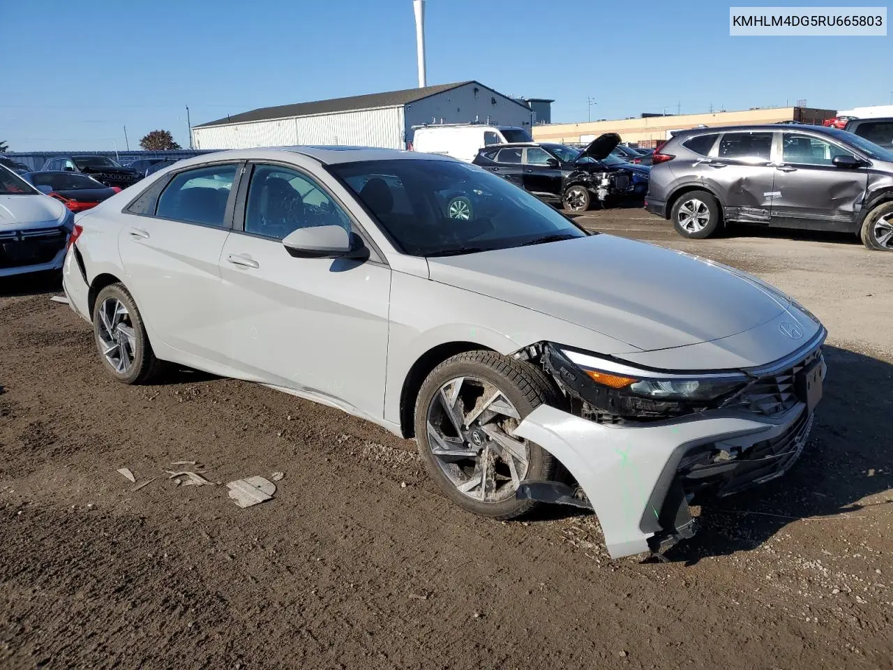 KMHLM4DG5RU665803 2024 Hyundai Elantra Sel
