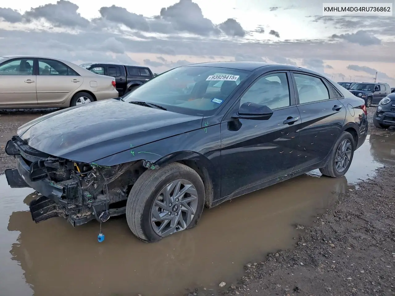 KMHLM4DG4RU736862 2024 Hyundai Elantra Sel