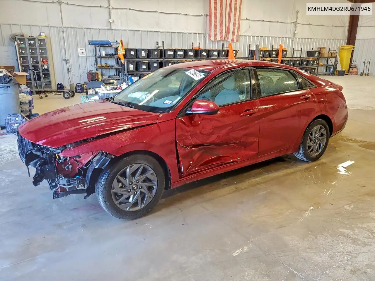 KMHLM4DG2RU671946 2024 Hyundai Elantra Sel