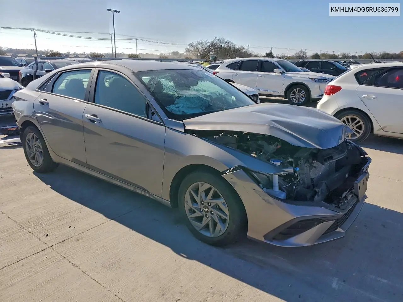 KMHLM4DG5RU636799 2024 Hyundai Elantra Sel