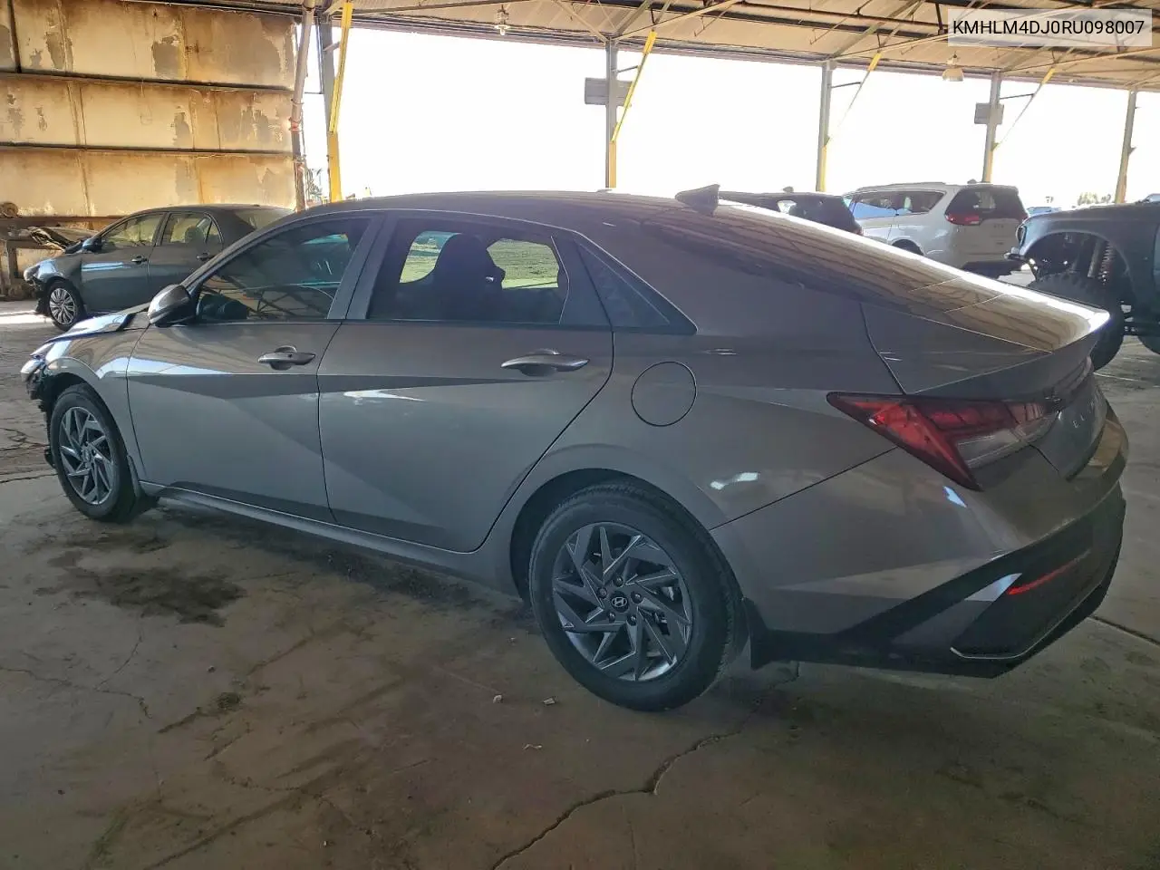 KMHLM4DJ0RU098007 2024 Hyundai Elantra Blue