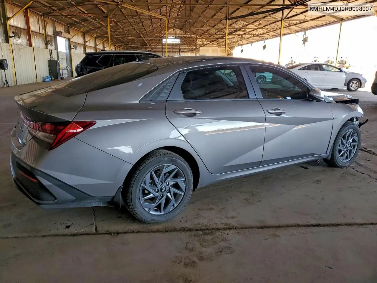 KMHLM4DJ0RU098007 2024 Hyundai Elantra Blue