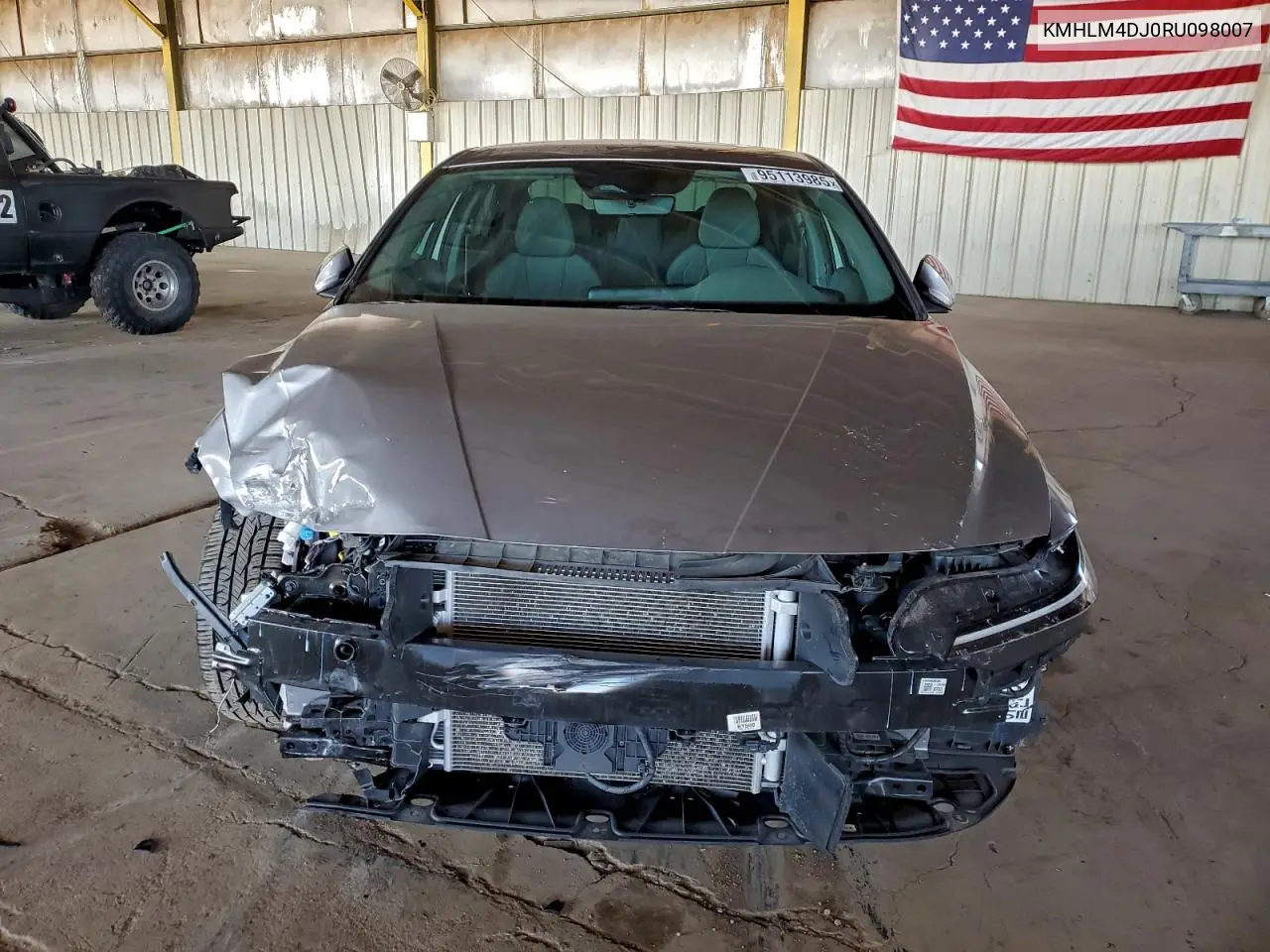KMHLM4DJ0RU098007 2024 Hyundai Elantra Blue