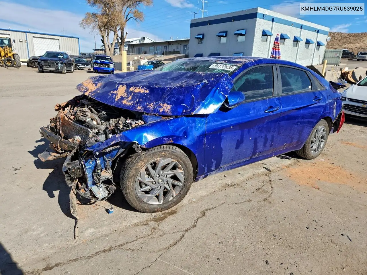 KMHLM4DG7RU639025 2024 Hyundai Elantra Sel
