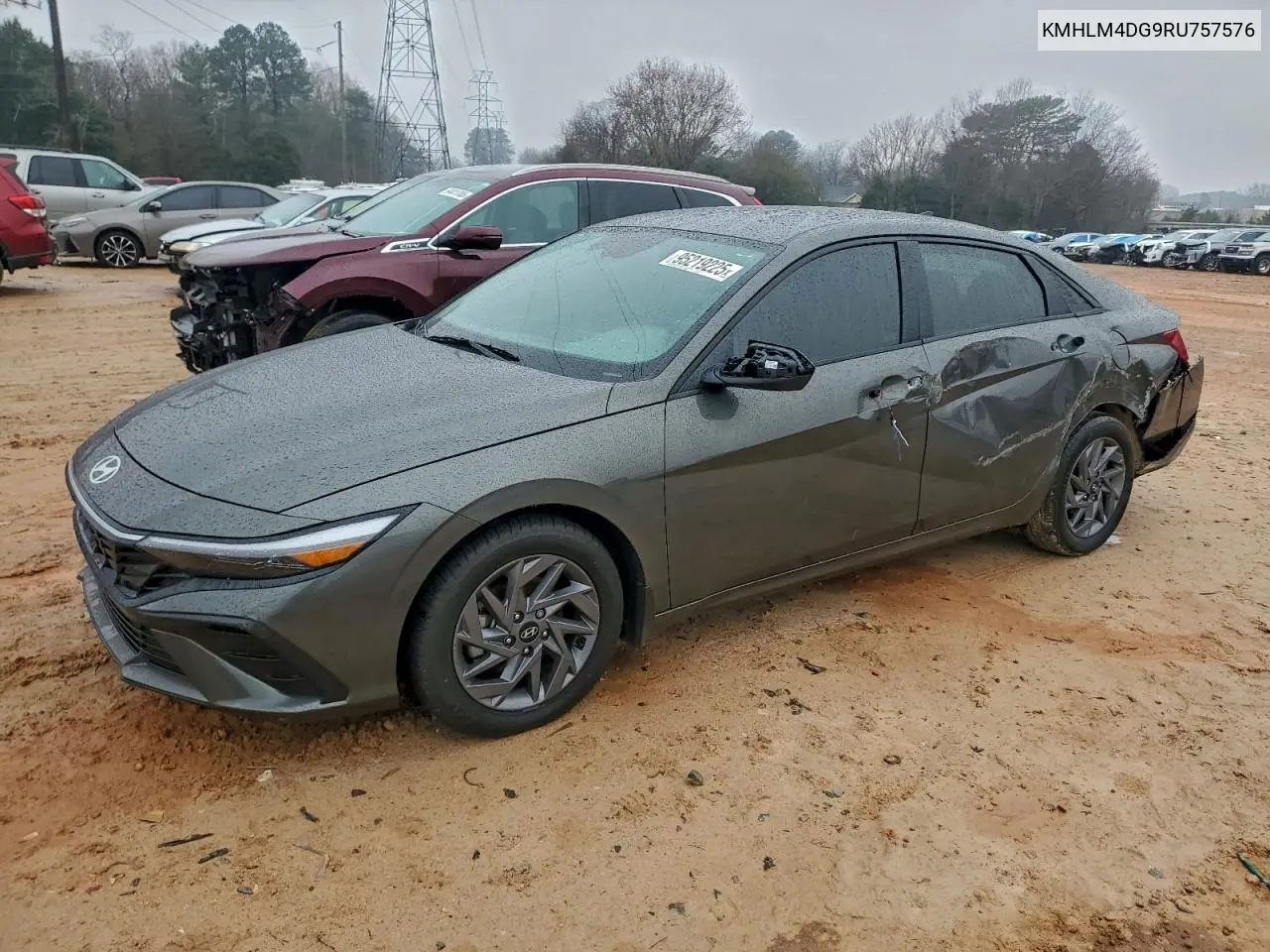 KMHLM4DG9RU757576 2024 Hyundai Elantra Sel