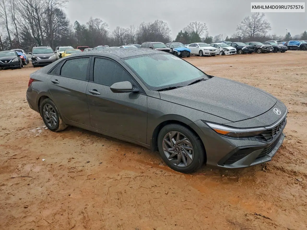 KMHLM4DG9RU757576 2024 Hyundai Elantra Sel