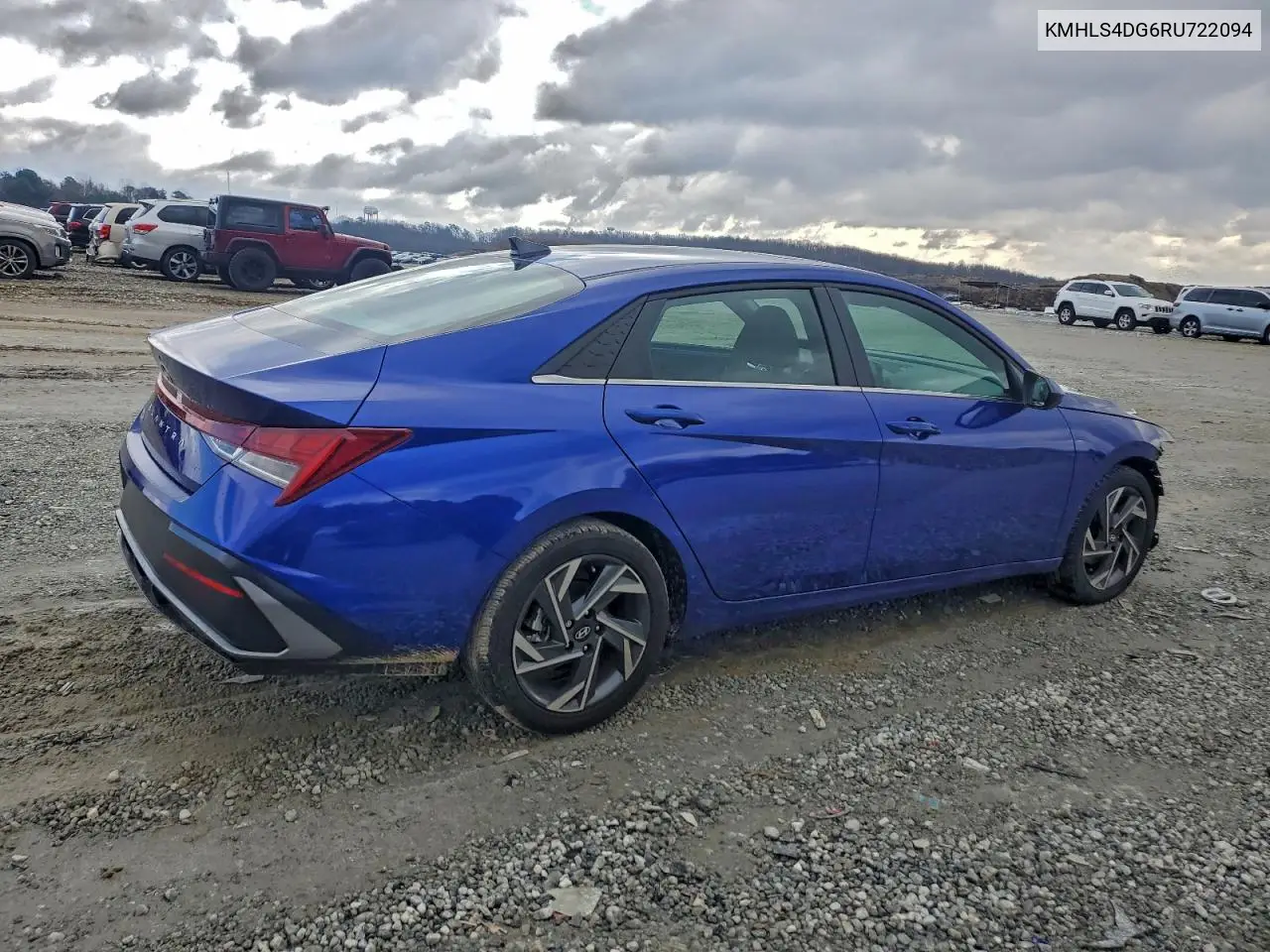 KMHLS4DG6RU722094 2024 Hyundai Elantra Sel