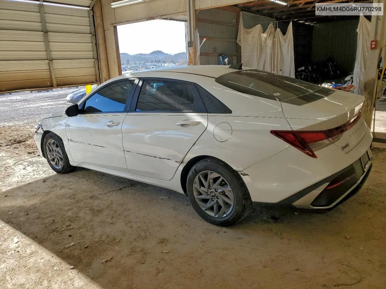 KMHLM4DG6RU770298 2024 Hyundai Elantra Sel