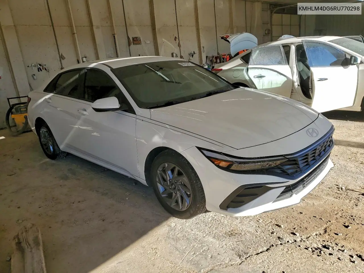 KMHLM4DG6RU770298 2024 Hyundai Elantra Sel