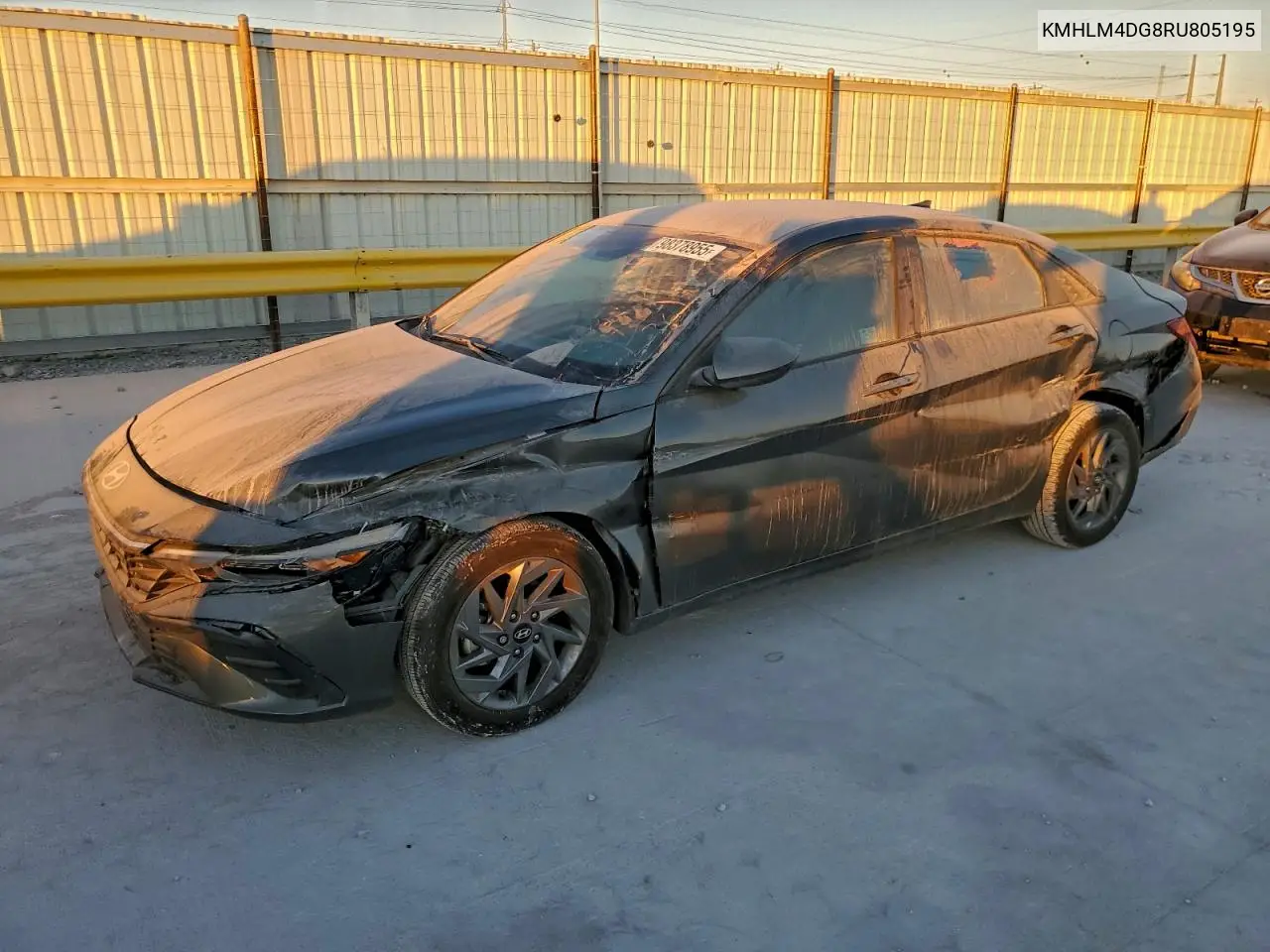 KMHLM4DG8RU805195 2024 Hyundai Elantra Sel
