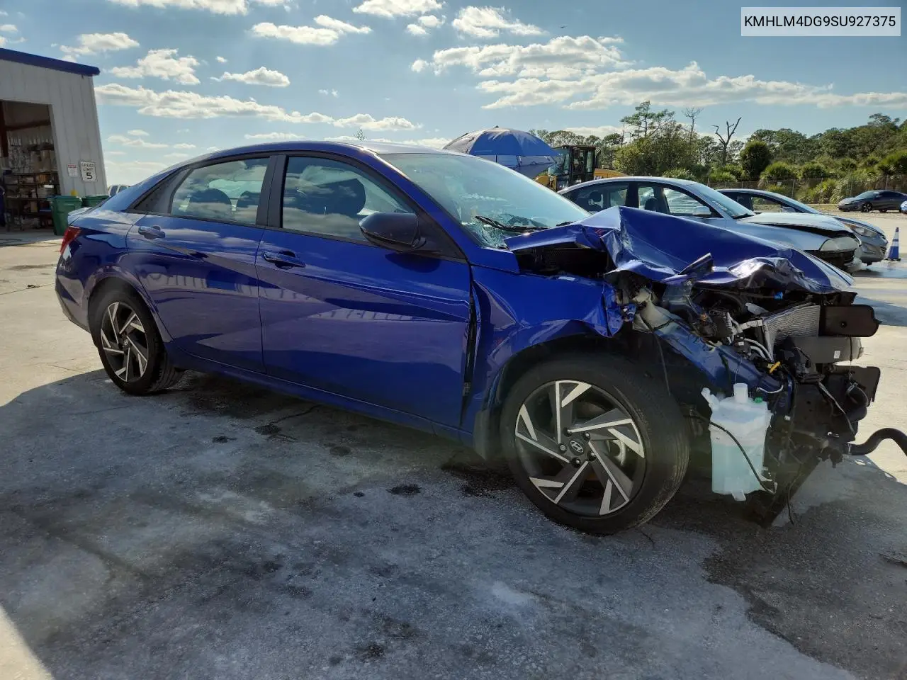 KMHLM4DG9SU927375 2025 Hyundai Elantra Sel Sport