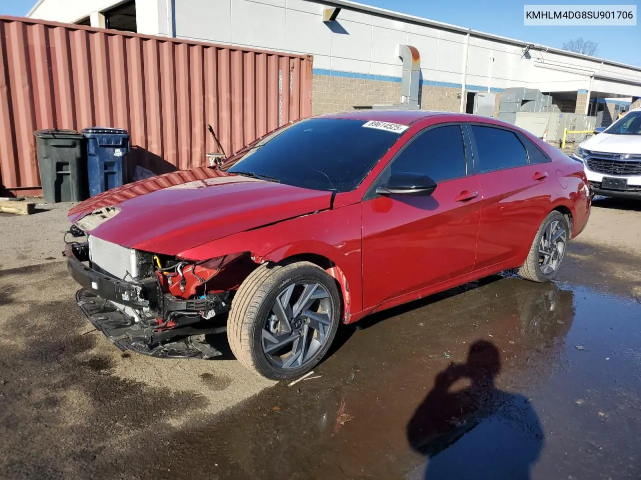 KMHLM4DG8SU901706 2025 Hyundai Elantra Sel Sport