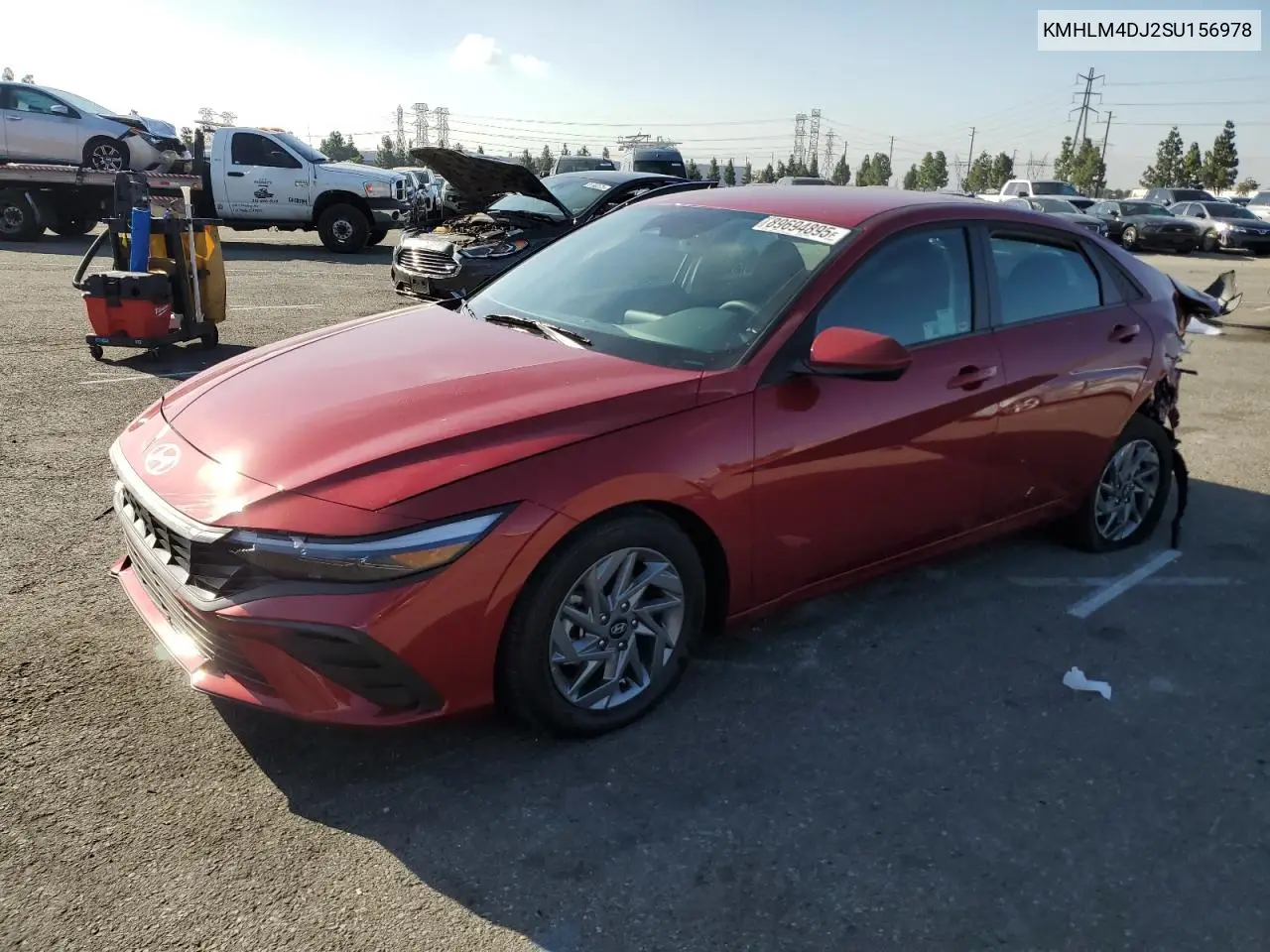 KMHLM4DJ2SU156978 2025 Hyundai Elantra Blue