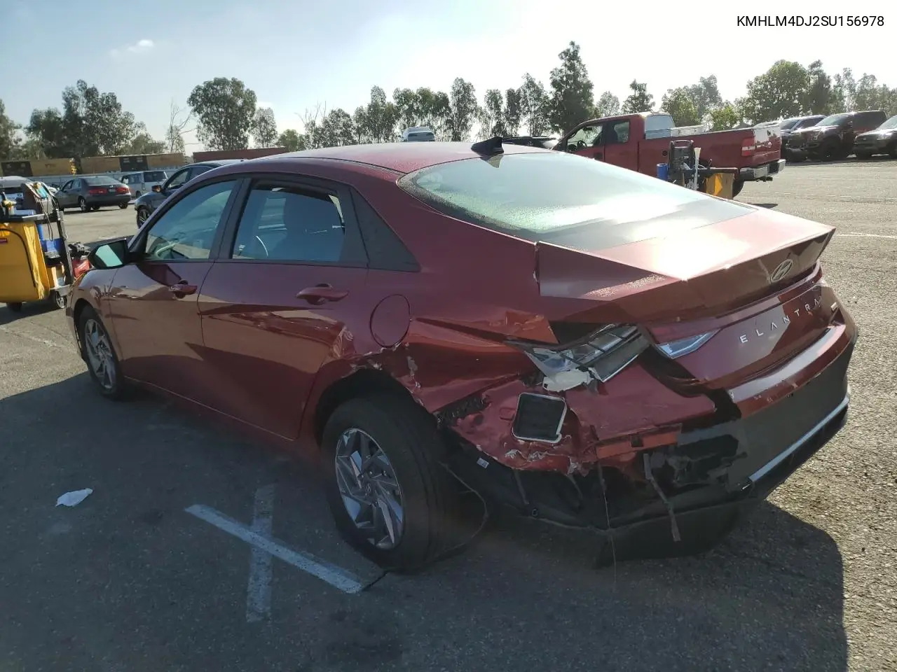KMHLM4DJ2SU156978 2025 Hyundai Elantra Blue