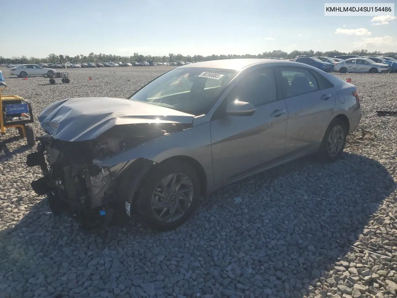 KMHLM4DJ4SU154486 2025 Hyundai Elantra Blue