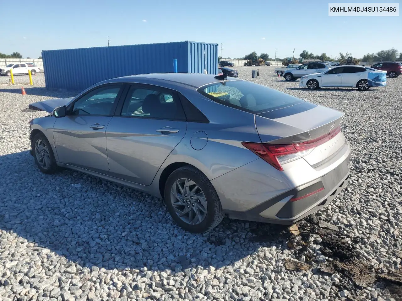 KMHLM4DJ4SU154486 2025 Hyundai Elantra Blue