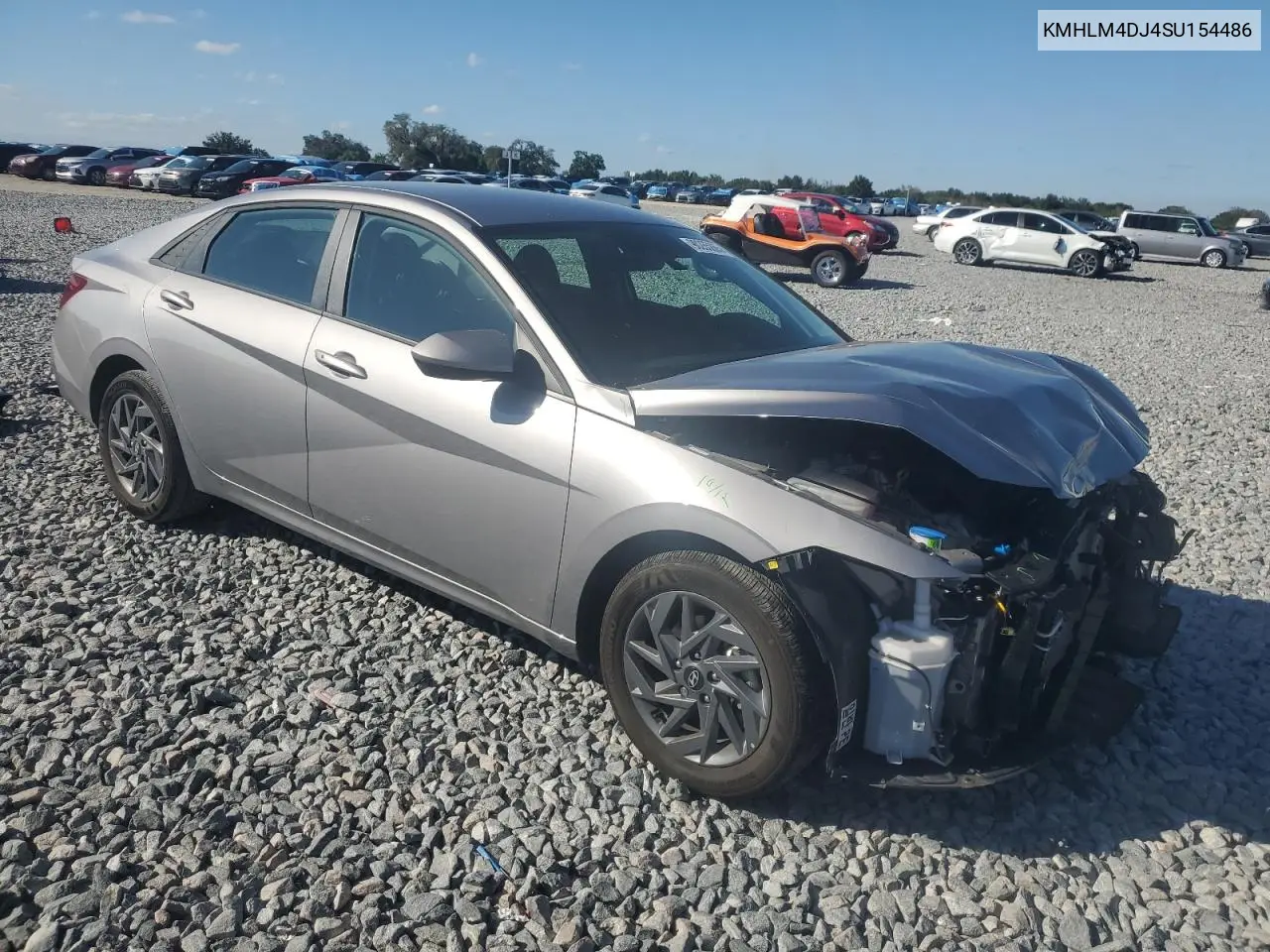 KMHLM4DJ4SU154486 2025 Hyundai Elantra Blue