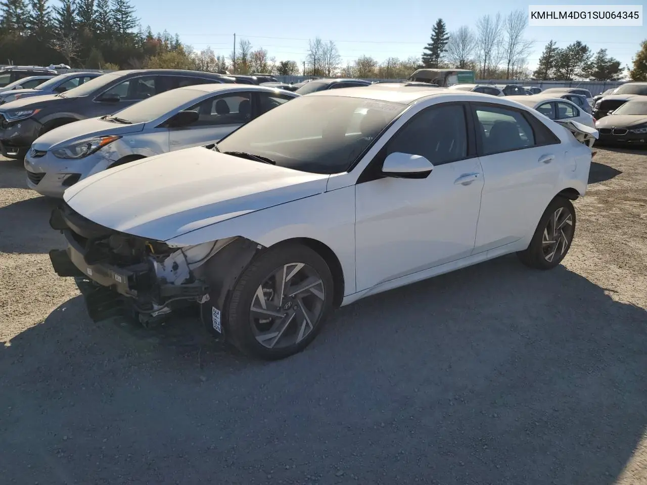 KMHLM4DG1SU064345 2025 Hyundai Elantra Sel Sport