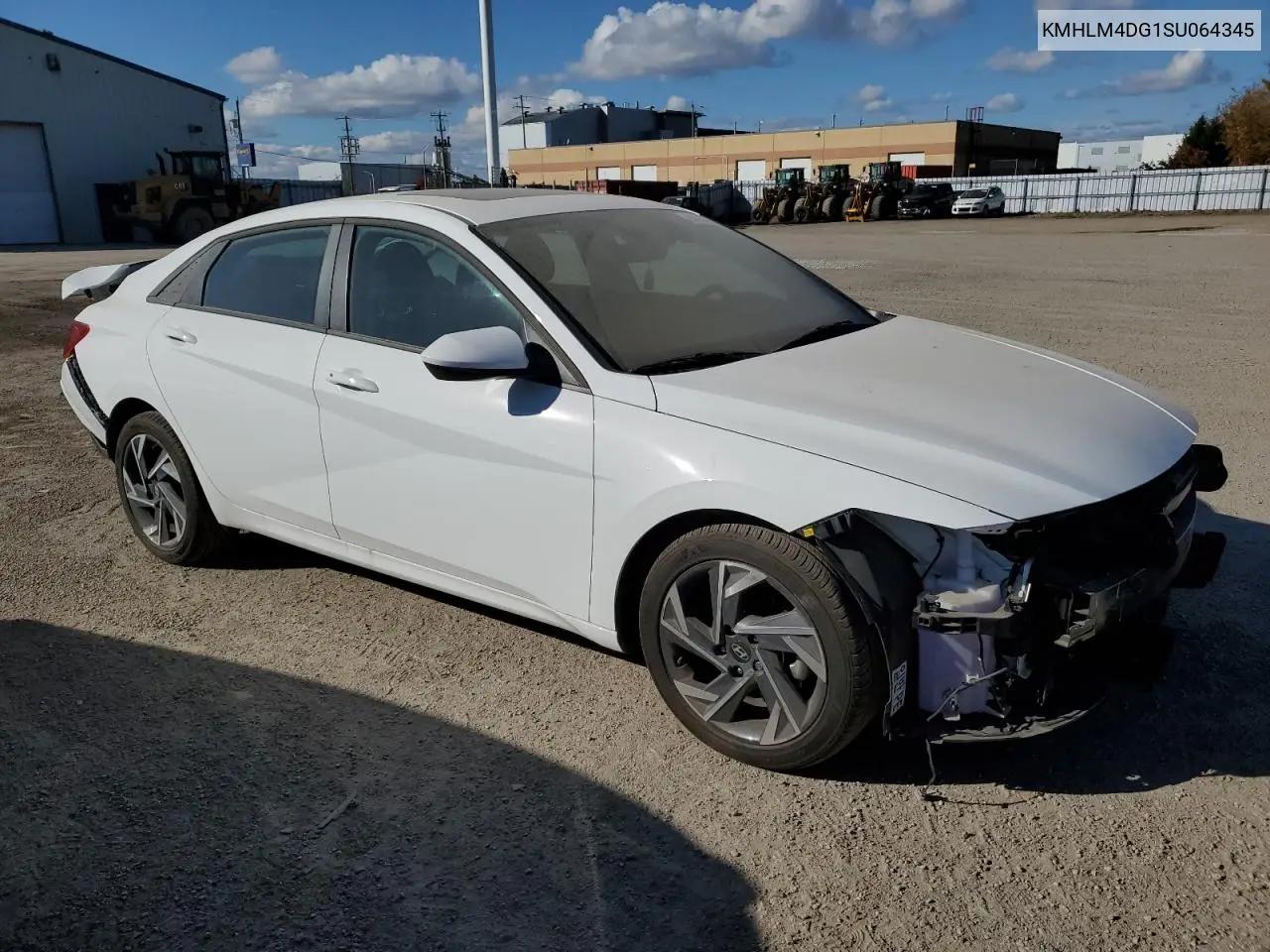 KMHLM4DG1SU064345 2025 Hyundai Elantra Sel Sport