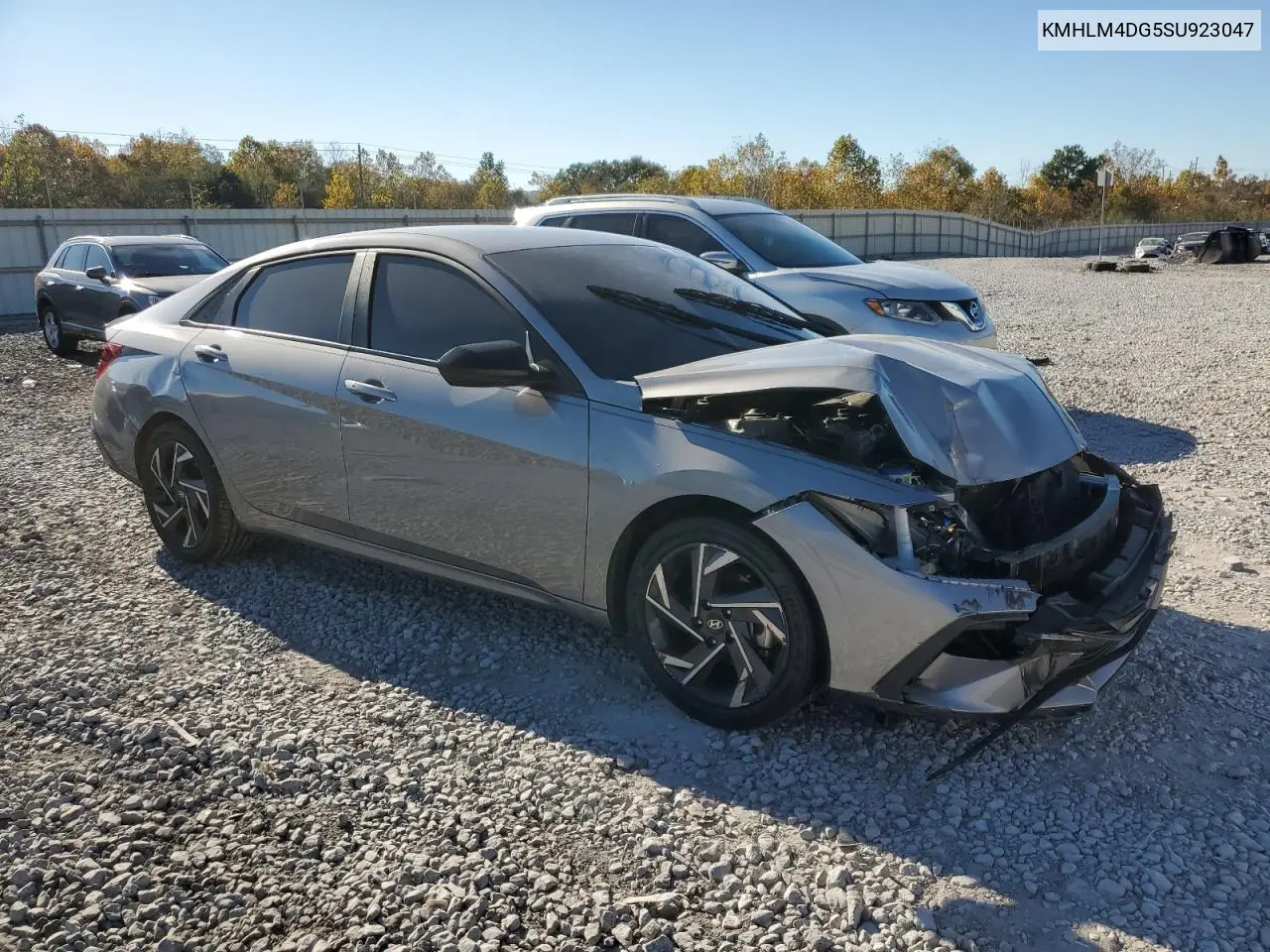 KMHLM4DG5SU923047 2025 Hyundai Elantra Sel Sport