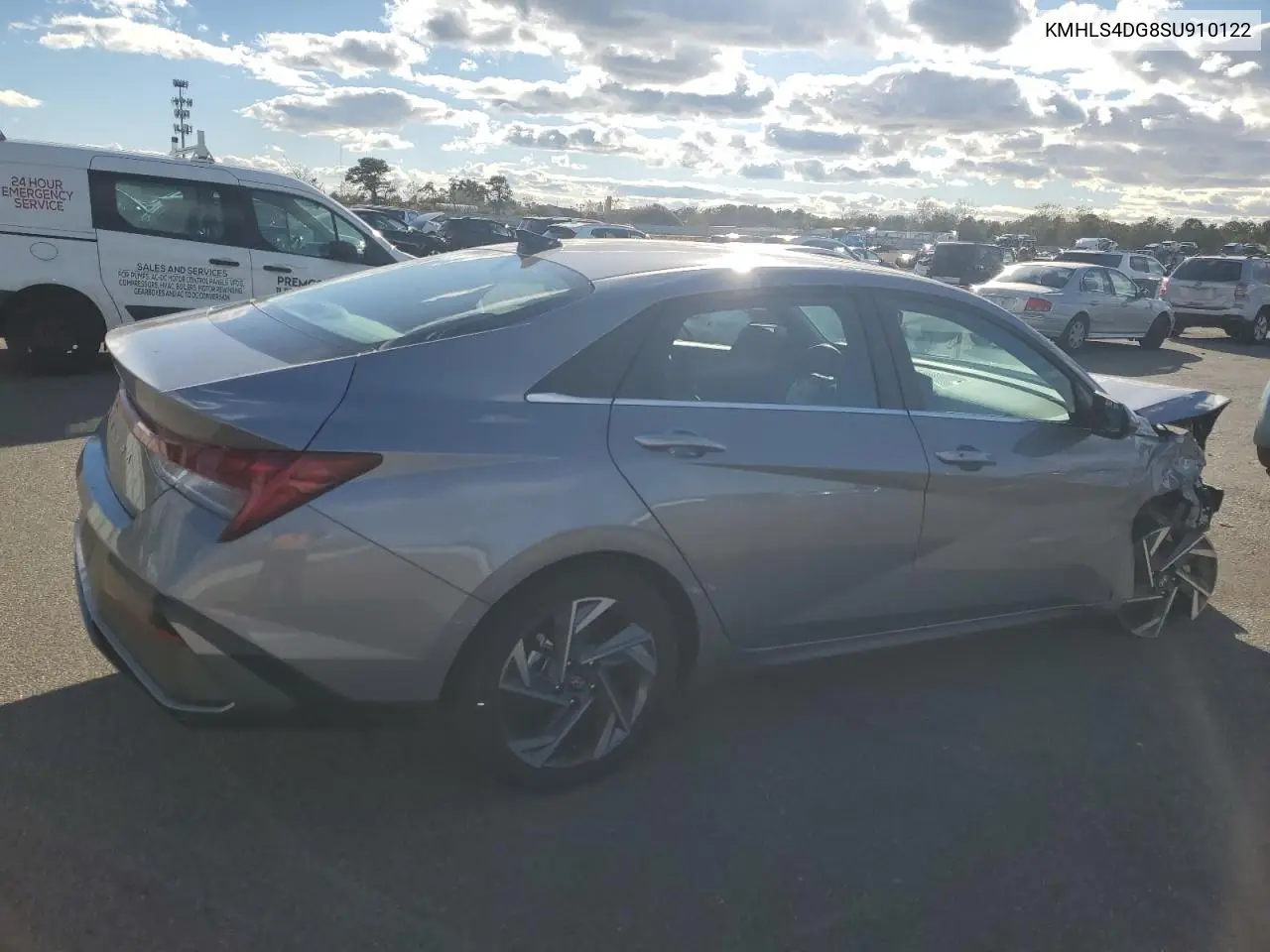 KMHLS4DG8SU910122 2025 Hyundai Elantra Sel